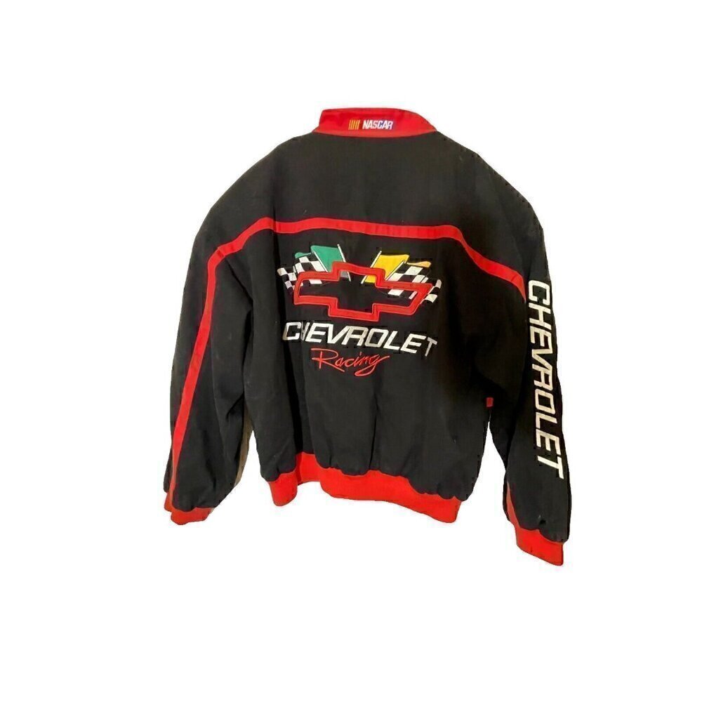 VTG Racing Champions Men's Black Chevrolet Racing NASCAR JAcket Sz XXL